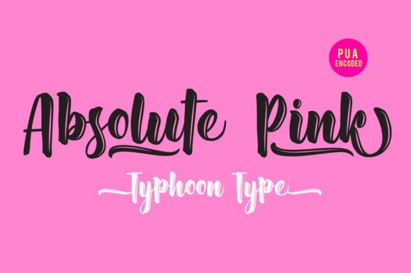 Absolute Pink: A Romantic Font for Brand Identity