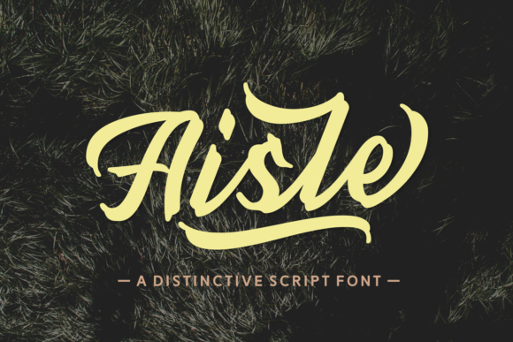 Aisle: A Vintage Script Font for Bold Campaigns