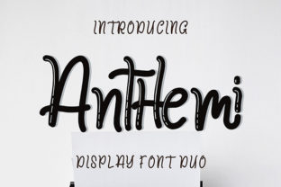 Anthemi: A Playful Handwritten Font for Editorial Design