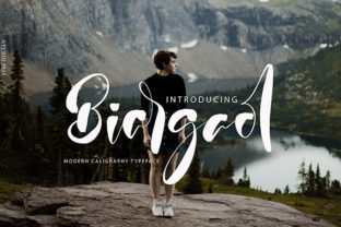 Biargaol: A Playful Handwritten Font for Crafters