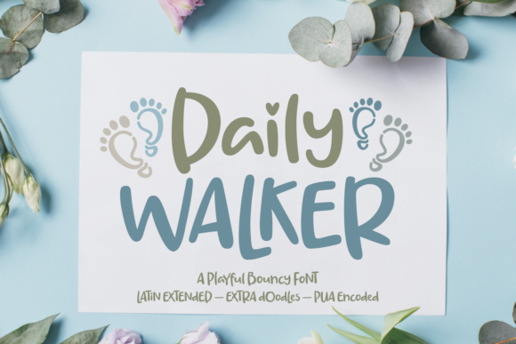 Daily Walker: A Cute Font for Small Business Branding