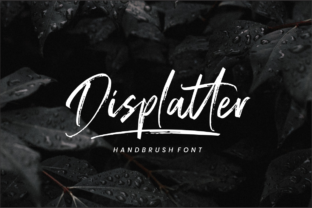 Displatter: A Bold Handwritten Font for Modern Web Design
