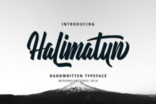 Halimatun: A Bold Script Font for Marketers