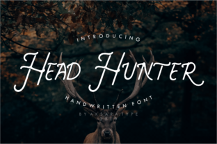 Head Hunter: A Vintage Handwritten Font for Editorial Design