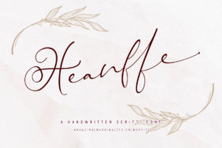 Heanffe: A Soft Handwritten Font for Modern Campaigns
