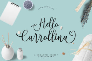 Hello Carrollina: A Premium Script Font for Web Design