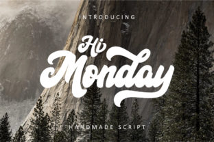 Hi Monday: A Bold Handwritten Font for Marketers