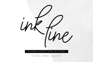 Ink Line: A Modern Handwritten Font for Web Design