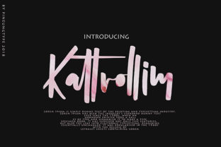 Kattrolim: A Vintage Handwritten Font for Web Design
