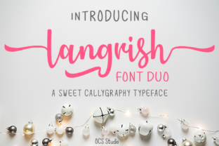 Langrish Duo: A Playful Typeface for Web Design