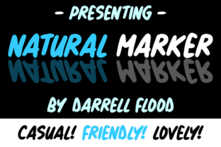 Natural Marker: A Handwritten Font for Authentic Branding