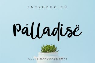 Palladise: A Handwritten Font for Editorial Design