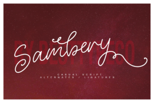 Sambery: A Fresh Handmade Calligraphy Font for Branding