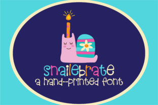 Snailebrate: A Joyful Handwritten Font for Web Design