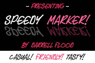 Speedy Marker: A Bold Script Font for Campaigns