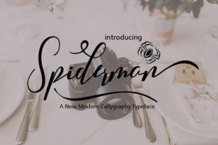 Spiderman: A Premium Script Font for Editorial Design
